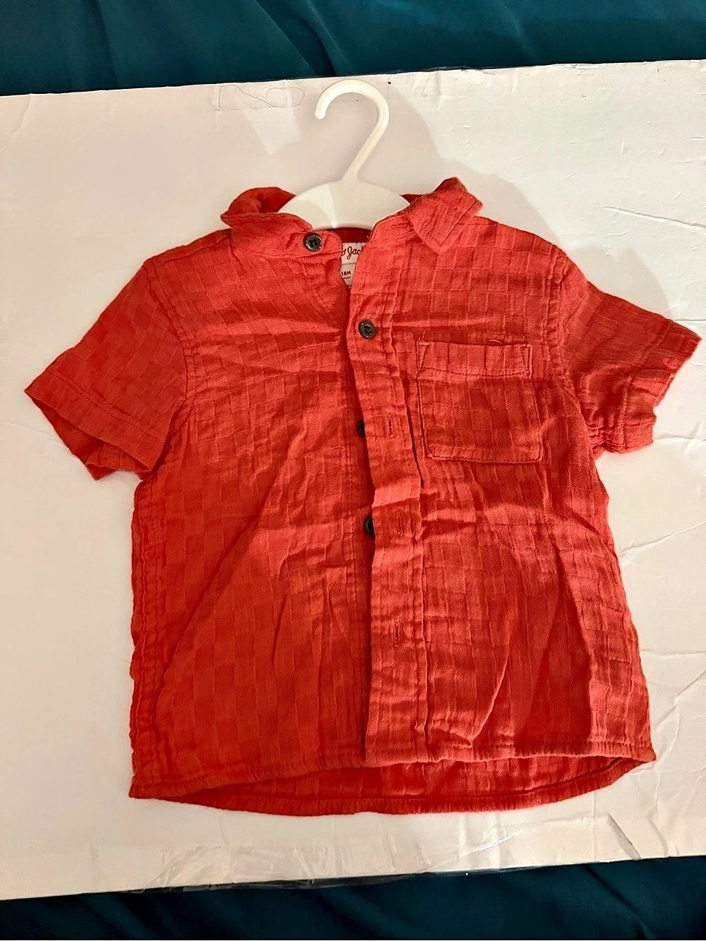 Cat & Jack Toddler Boys Short Sleeve Woven Button-Down Shirt Button-Down Shirt
